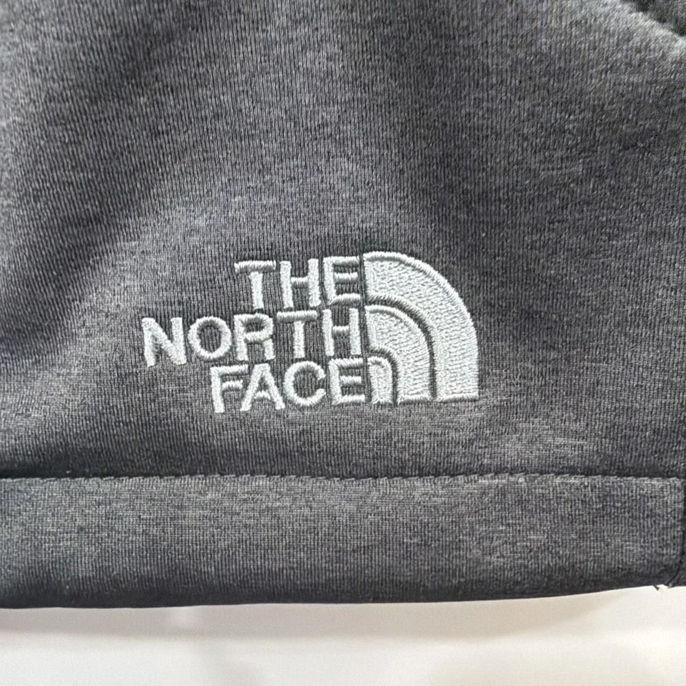 The North Face Men Gray Zip Up‎ Vest Sz XL Outdoor Logo Zipper Pockets Windwall
